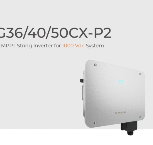 Sungrow SG36/40/50CX-P2 Multi-MPPT String Inverter – 1000Vdc System